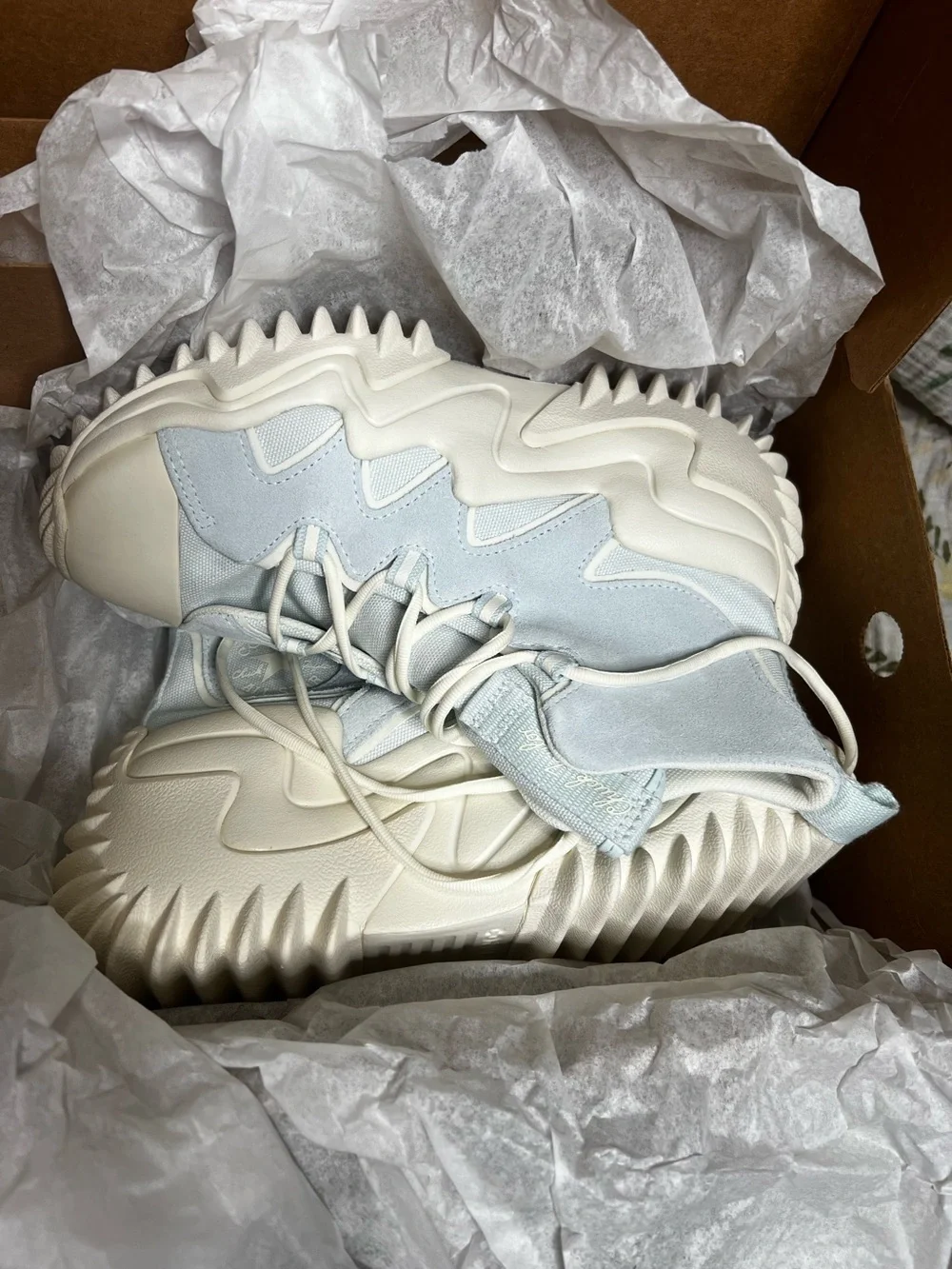 Converse Run Star Motion CX Hi Top Shoes Cream Light Blue